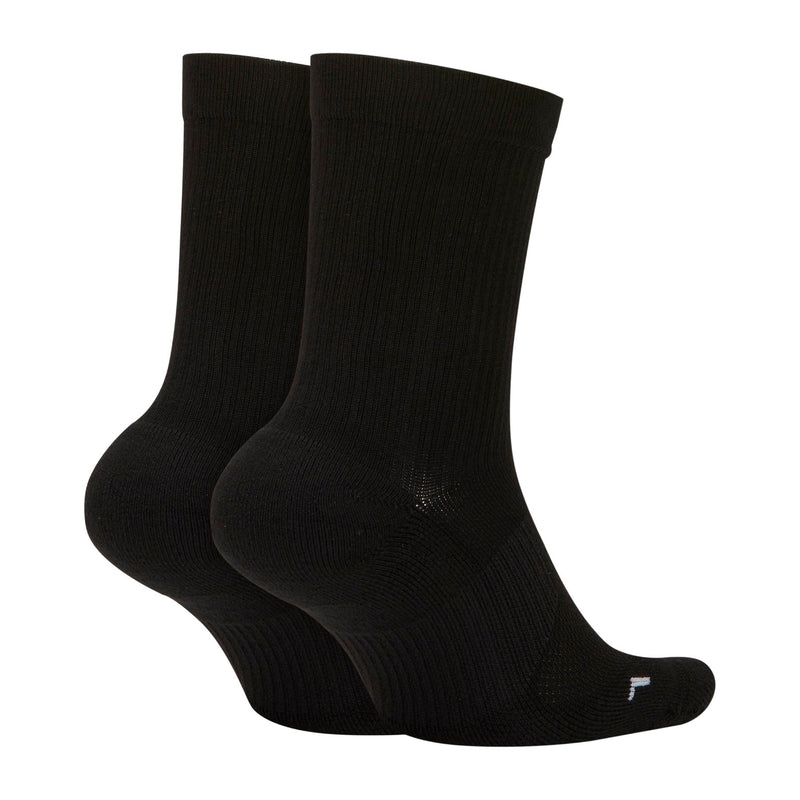 NikeCourt Multiplier Cushioned Tennis Crew Socks (2 Pairs) 010 B2
