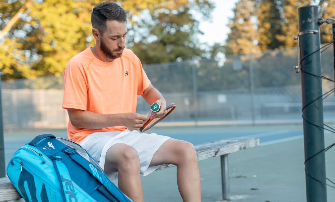 When to replace the overgrip on your tennis racket.