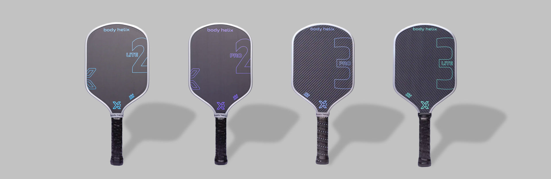 Introducing Body Helix's X-2 and X-3 Pro and Lite Pickleball Paddles Featured Image