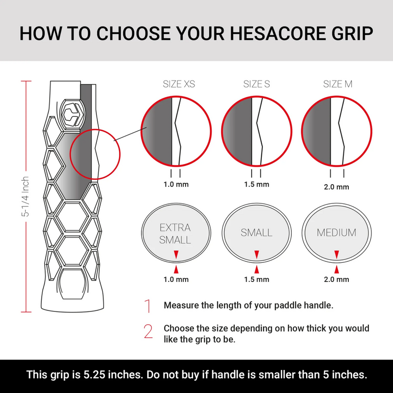 Pickleball Elongated Grip 6