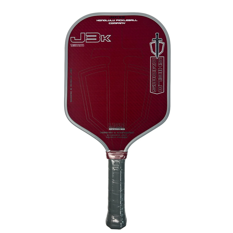 Honolulu Pickleball Sword & Shield J3K 16mm Red