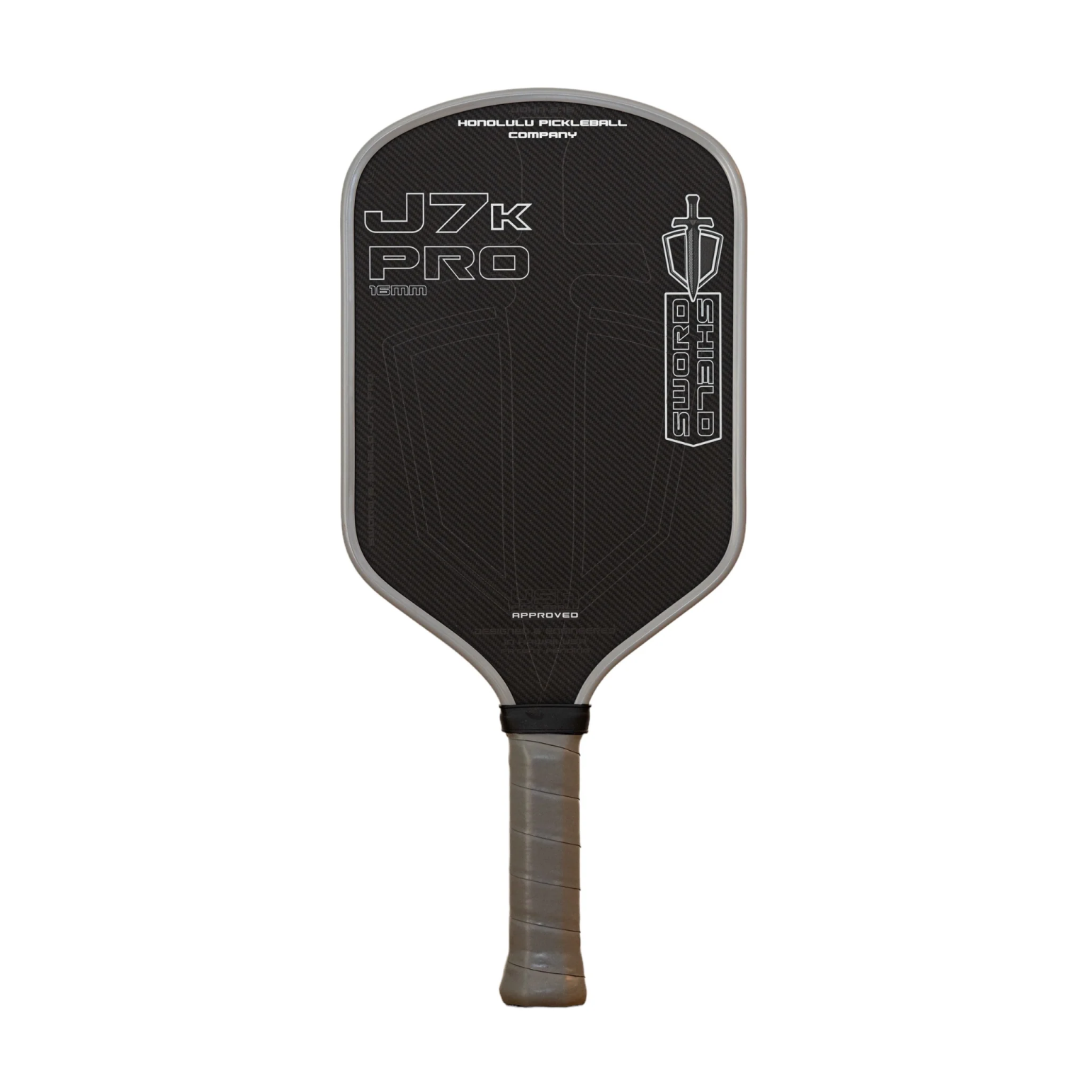 Honolulu Pickleball Company Sword & Shield J7K Pro Black