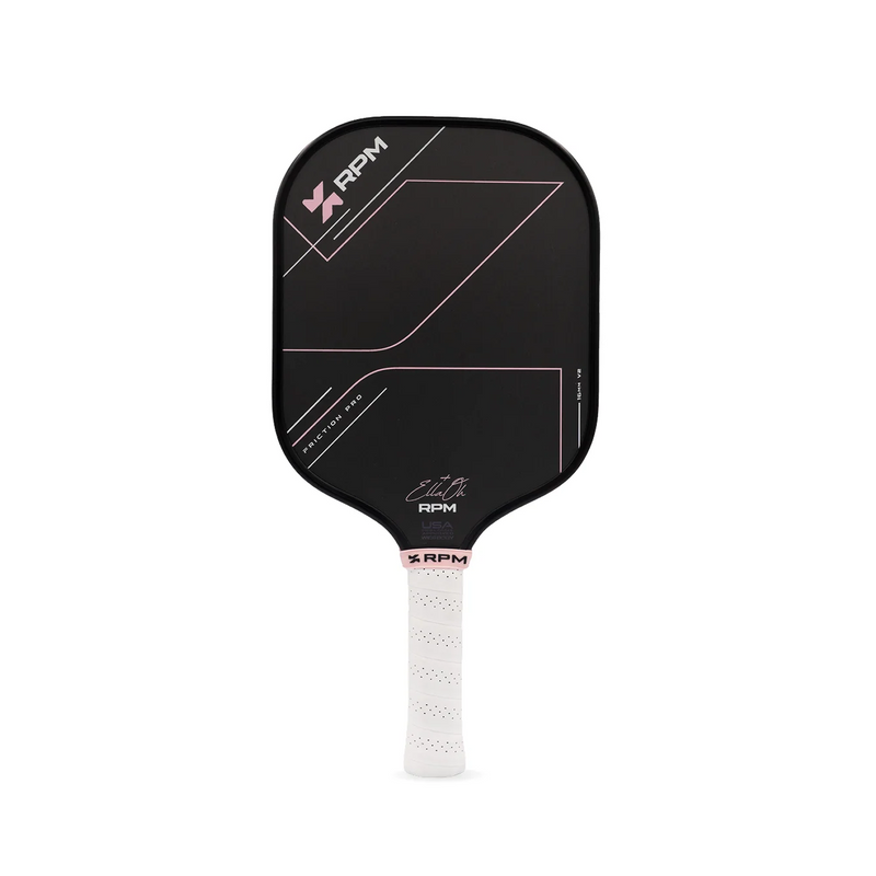 RPM Friction Pro V2 Ella Oh Pink 16mm Widebody Pickleball Paddle
