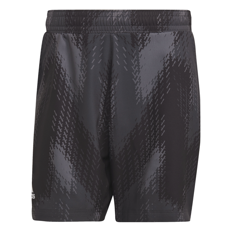 Adidas Printed 7 Inch Primeblue Mens Court Short Grefiv/Black G8