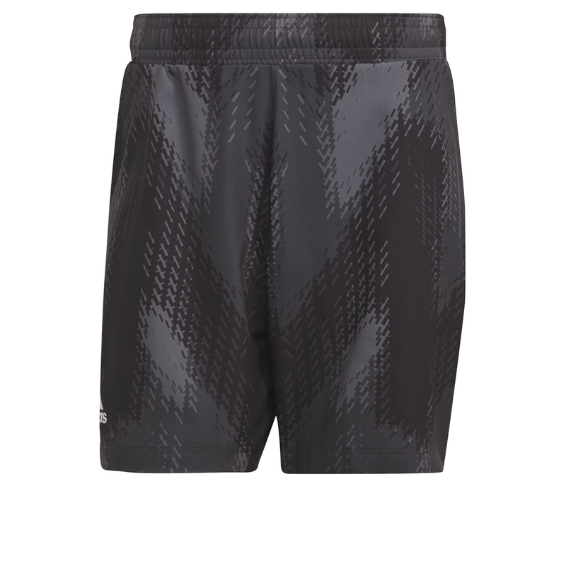 Adidas Printed 7 Inch Primeblue Mens Court Short Grefiv/Black G9