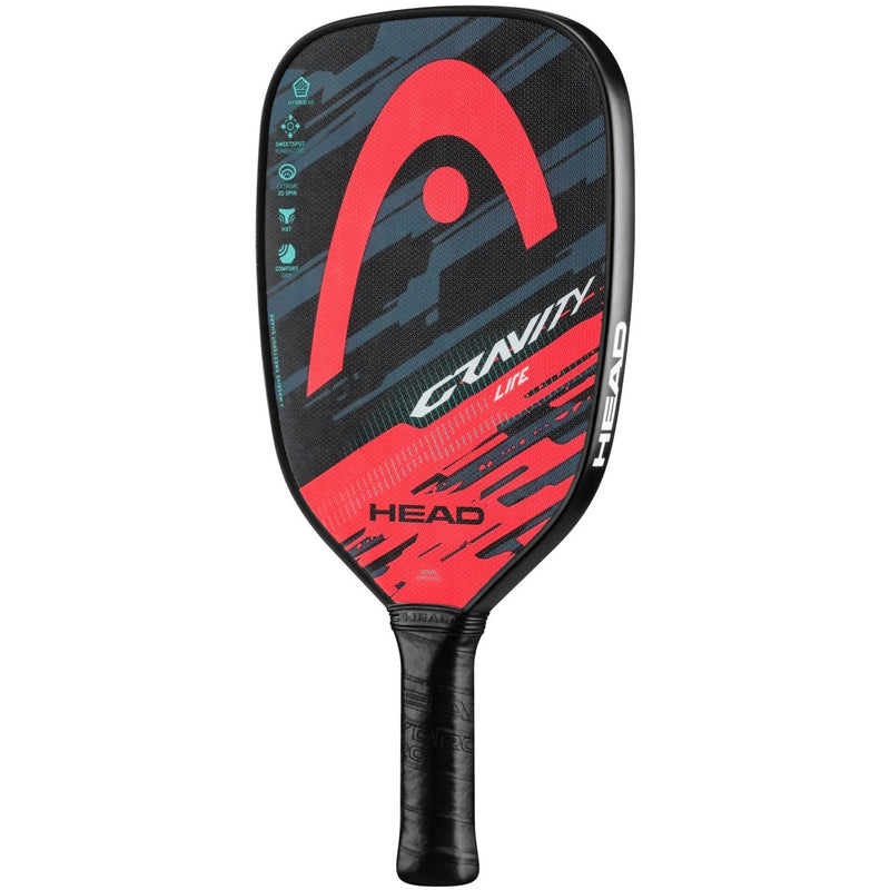 Head Gravity Lite Pickleball Paddle Teal/Crimson A1