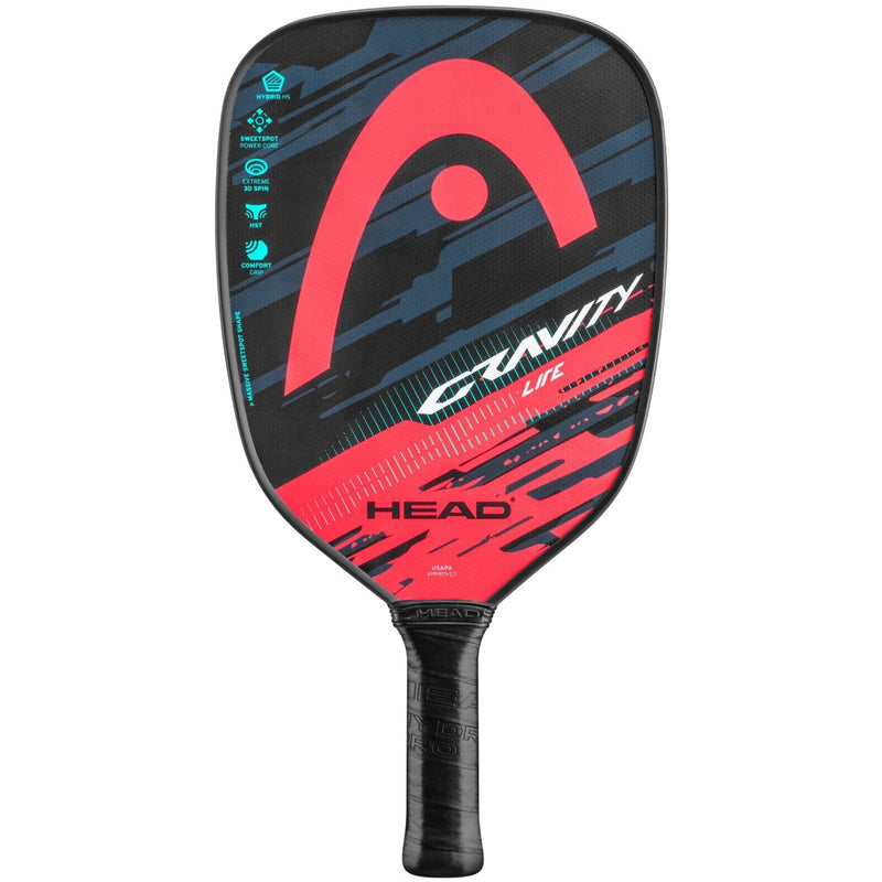 Head Gravity Lite Pickleball Paddle Teal/Crimson B2