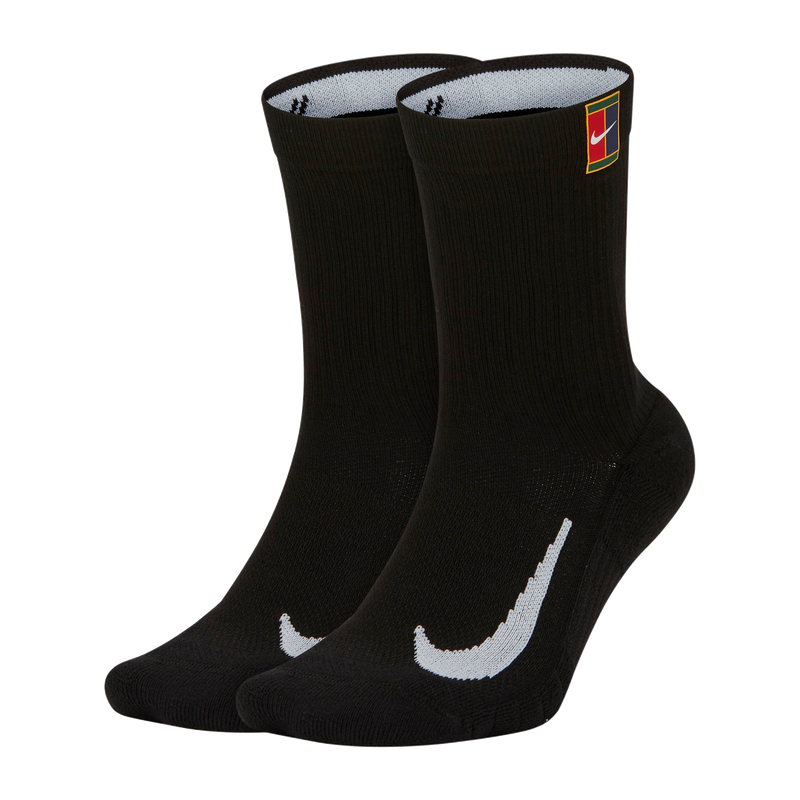 NikeCourt Multiplier Cushioned Tennis Crew Socks (2 Pairs) 010 A1