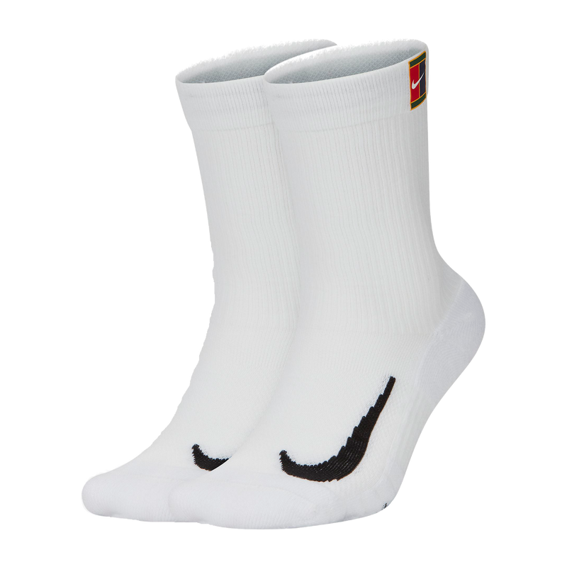 NikeCourt Multiplier Cushioned Tennis Crew Socks (2 Pairs) 100 A1