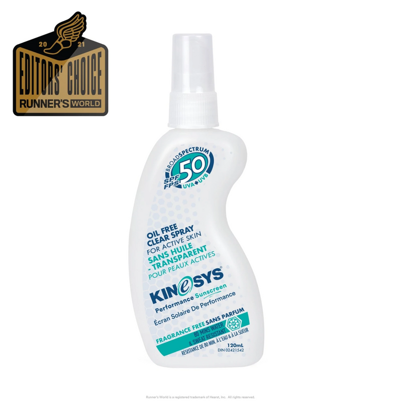 KINeSYS SPF50 Fragrance Free Spray Sunscreen (120ml)