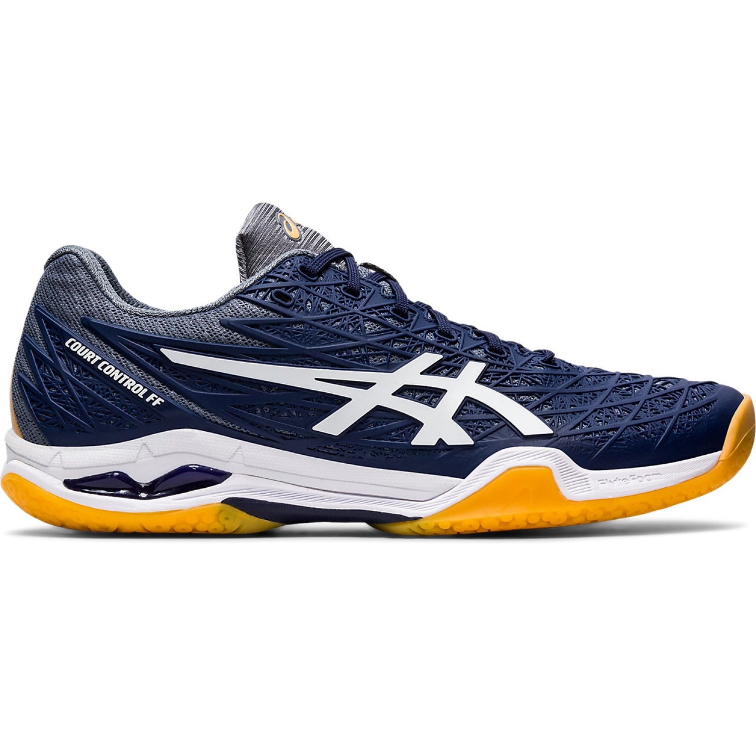 (未使用)アシックス COURT CONTROL FF 26.0サイズ ネイビー COURT CONTROL FF 4 | Unisex | BLACK/SABA BLUE | Men's Indoor Shoes